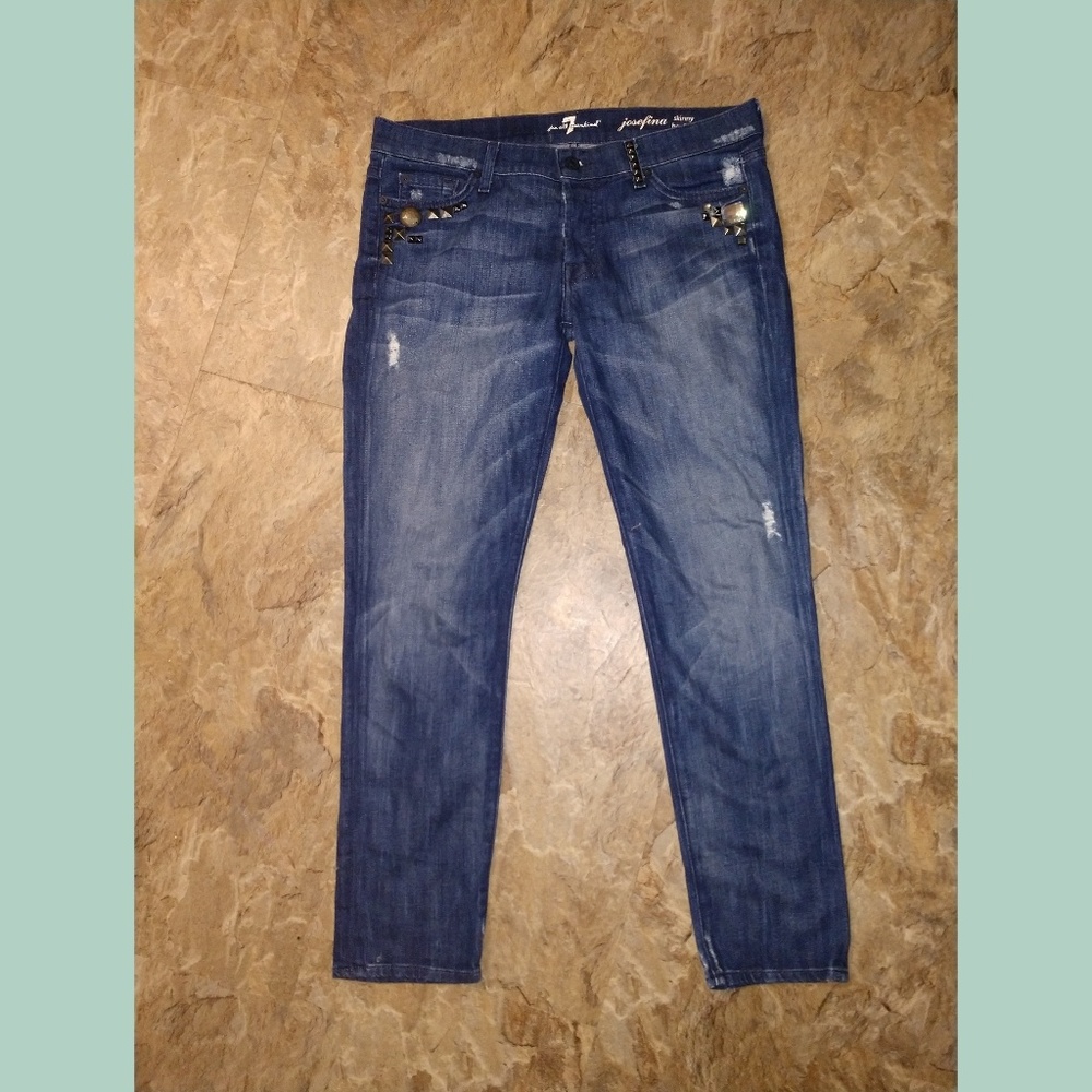 SALE7/13🔥7FAMK one of a kind skinny boyfriend